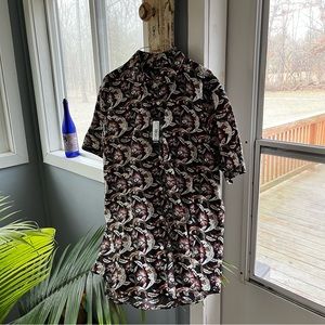 NWT XL slim fit short sleeve shirt by Murano